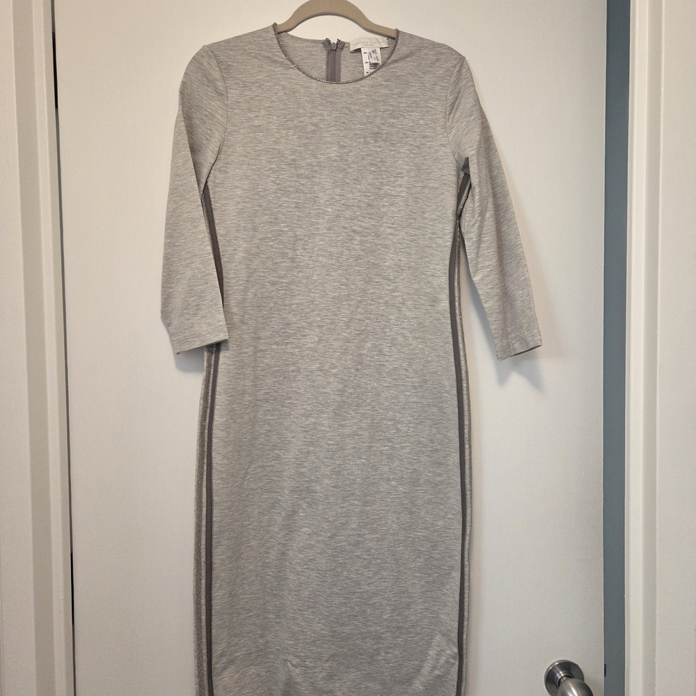 Fabiana Filippi Elegant Gray Women's Dress